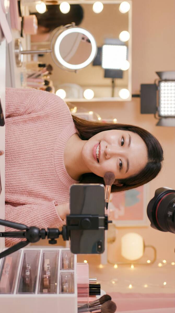 萝莉社护肤视频演示